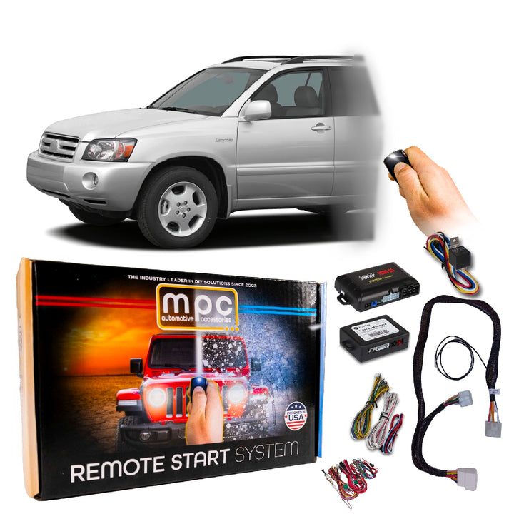 Remote Start Kits For 2004-2007 Toyota Highlander - Dot-Key - Gas