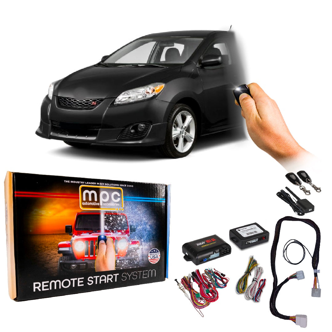 2009-2010 Toyota Matrix DK Remote Start Kit - Semi Plug & Play - Dot-Key