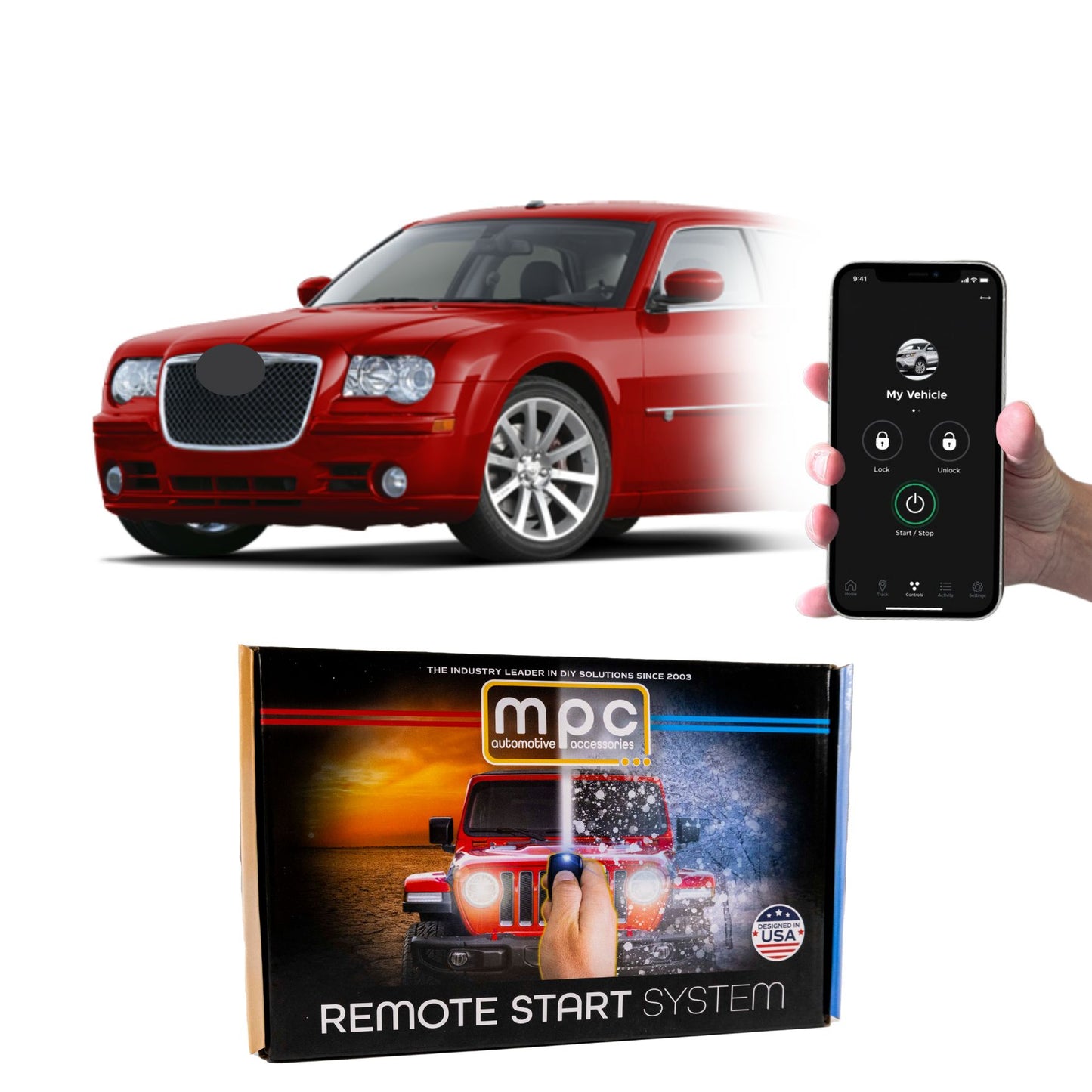 2008-2010 Chrysler 300 Remote Start Kit - Plug & Play - Key-to-Start