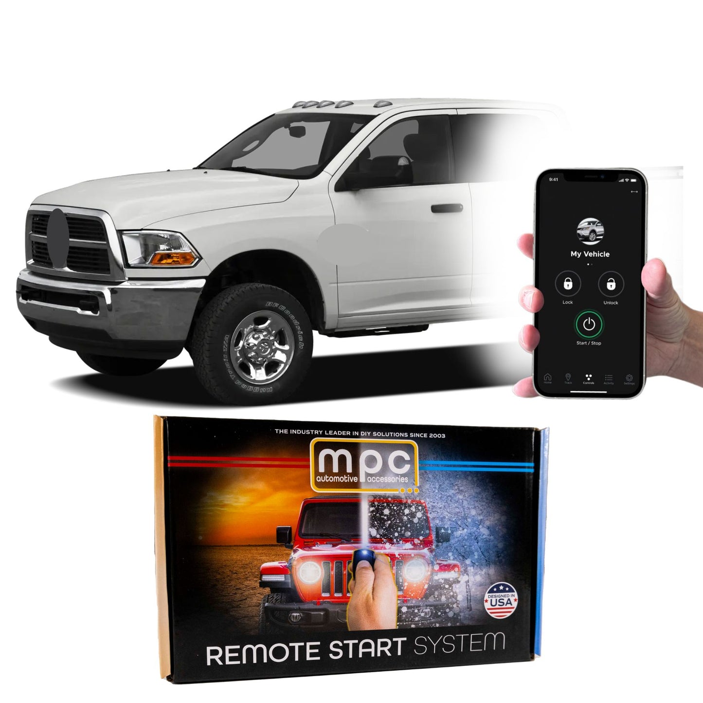 Remote Start Kits For 2011-2012 RAM 3500 - Key-to-Start - Gas