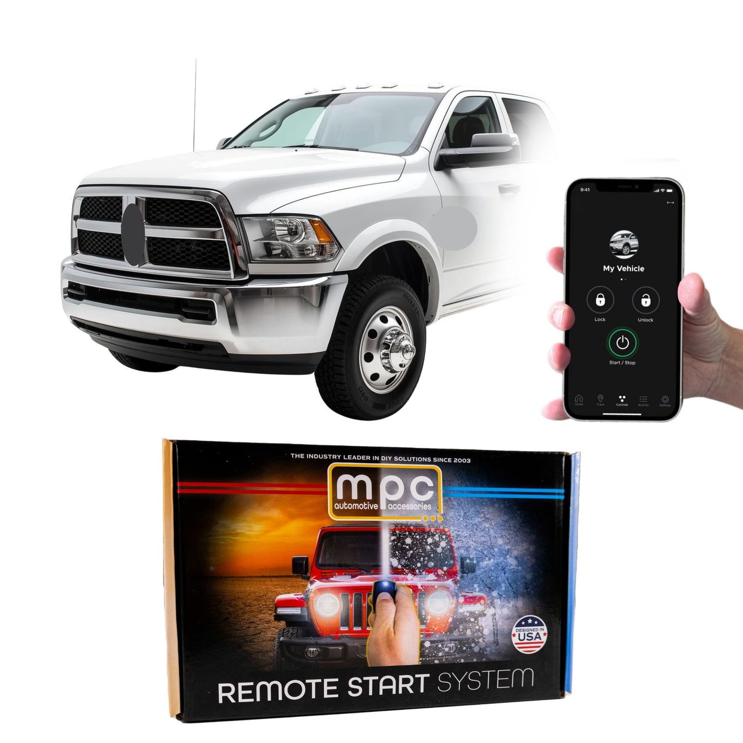 Remote Start Kits For 2011-2012 RAM 5500 - Key-to-Start - Gas
