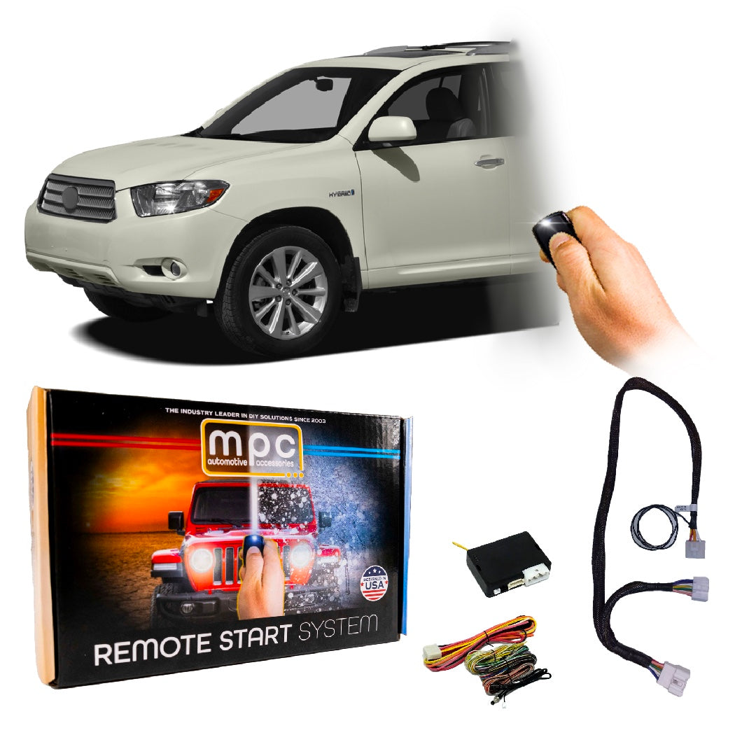 Remote Start Kits For 2008-2010 Toyota Highlander-Dot-Key - Gas - MyPushcart