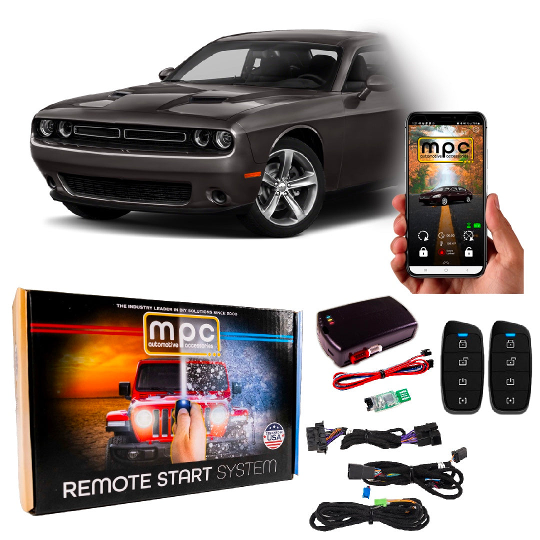 Remote Start Kits For 2015-2017 Dodge Challenger-Push-to-Start - Gas - MyPushcart