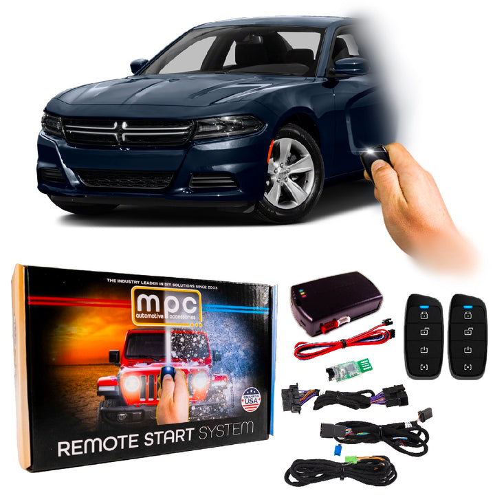 Remote Start Kits For 2011-2017 Dodge Charger-Push-to-Start - Gas - MyPushcart