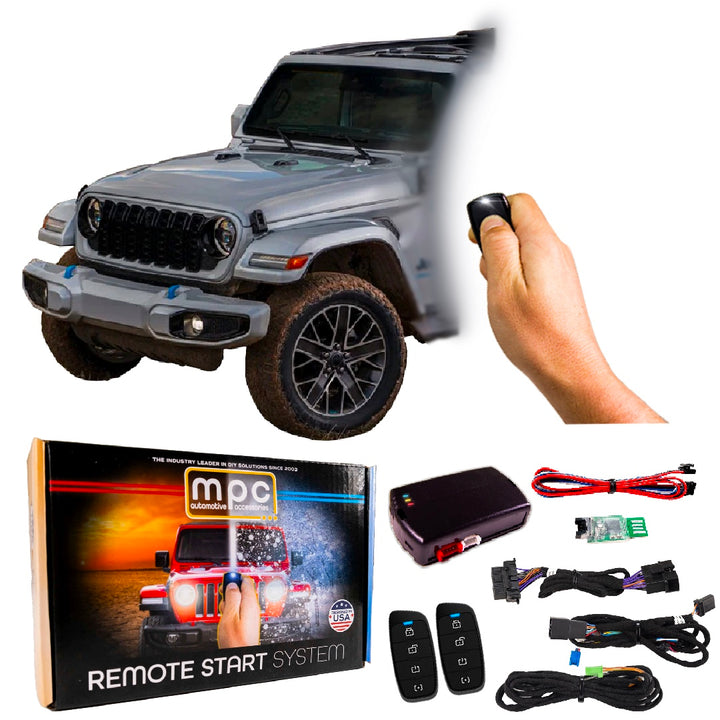 MyPushcart - Online Shop for Jeep Wrangler (2018-2024) 4-Button 2-Way Remote Starter