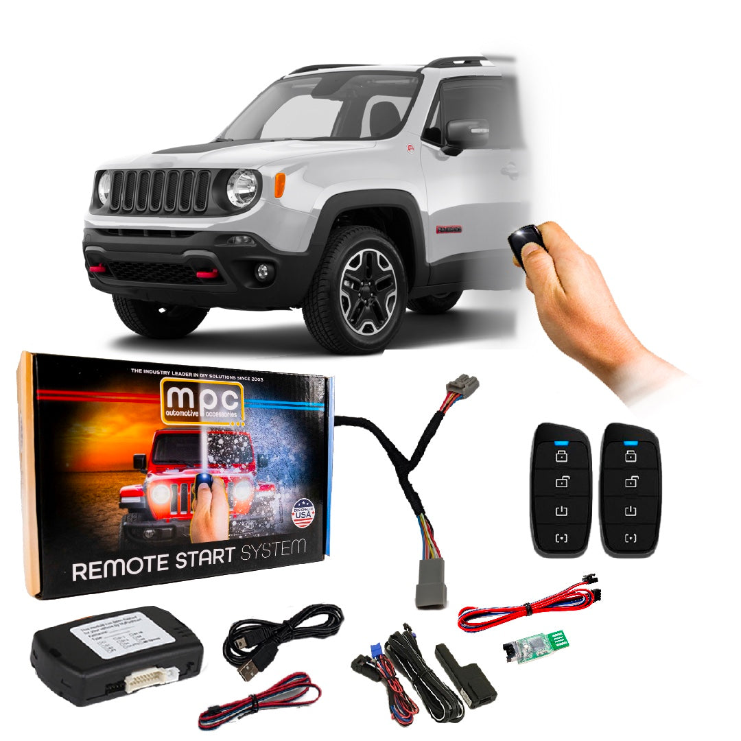 Remote Start Kits For 2015-2017 Jeep Renegade - Push-to-Start - Gas