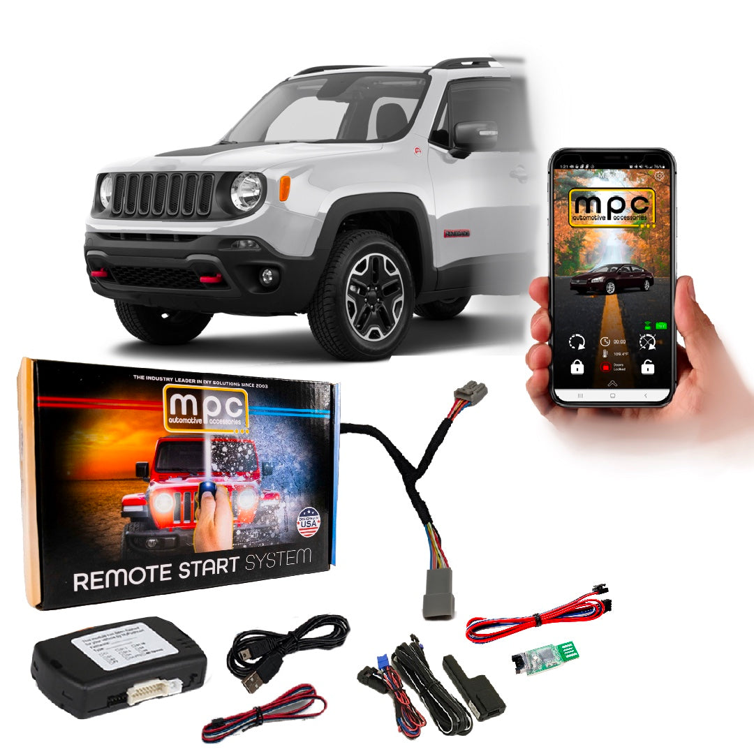 Smartphone or OEM Activated Remote Starter For 2015-2017 Jeep Renegade - MyPushcart