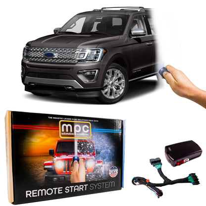 2018-2021 Ford Expedition Remote Start Kit | Plug & Play | Push-to-Start | No Honk | Factory Fob Activated | Includes T-Harness