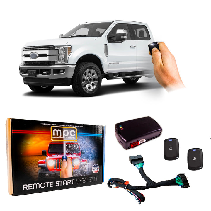 1-Button Activated Remote Start For 2017-2019 Ford F-250 Super Duty Plug-n-Play - MyPushcart