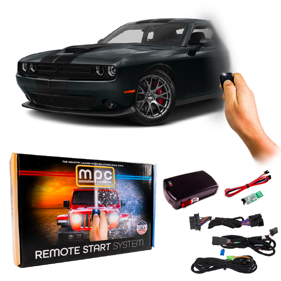 Remote Start Kit For 2018 Dodge Challenger | Plug and Play | 3X Lock To Start - MyPushcart