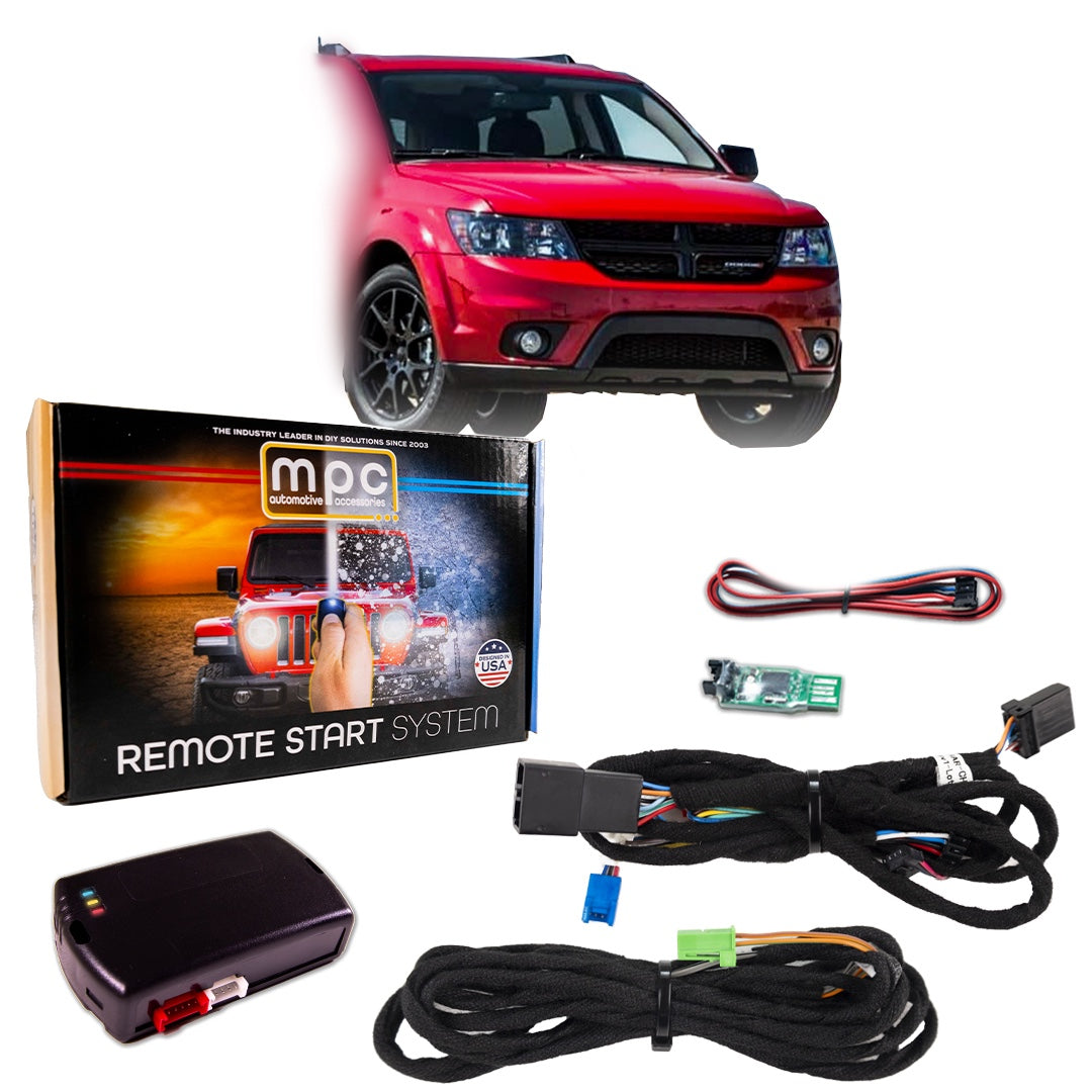 Plug And Play Remote Start For 2018-2020 Dodge Journey::Push-to-Start::Gas - MyPushcart