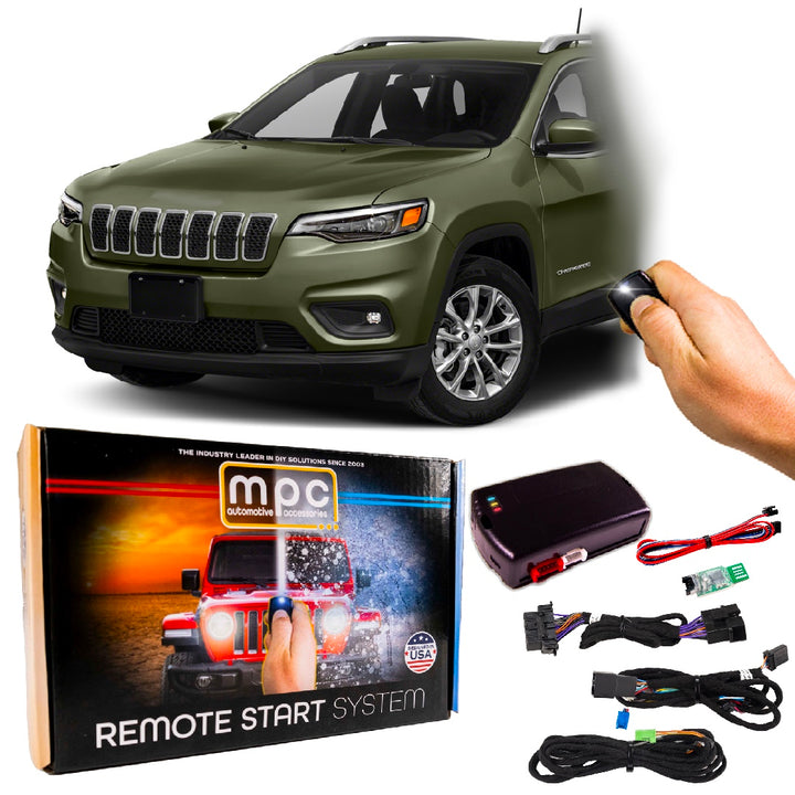 Factory Activated Remote Start For 2019-2022 Jeep Cherokee-PUSH TO START - MyPushcart