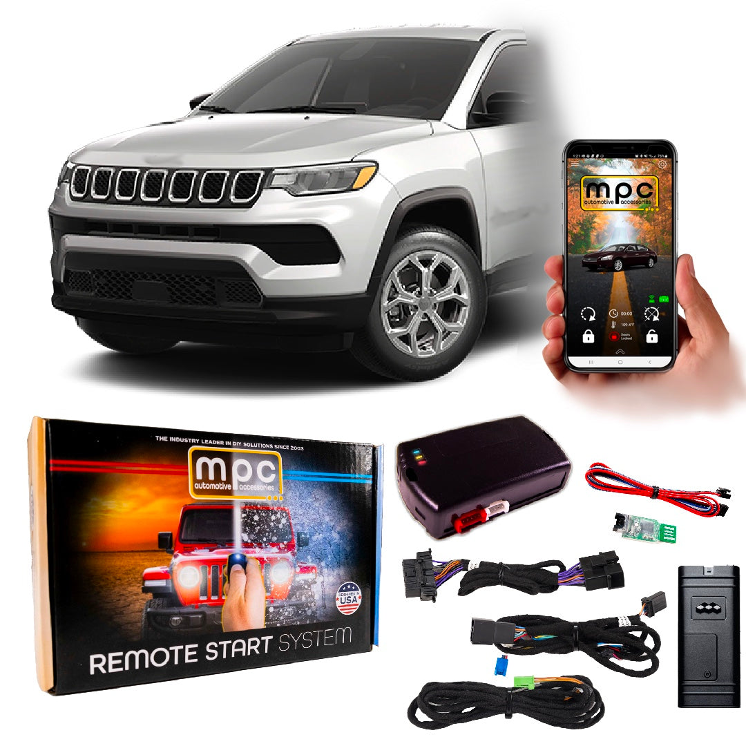 Smartphone or Key Fob Activated Remote Start For 2019-2024 Jeep Compass - MyPushcart