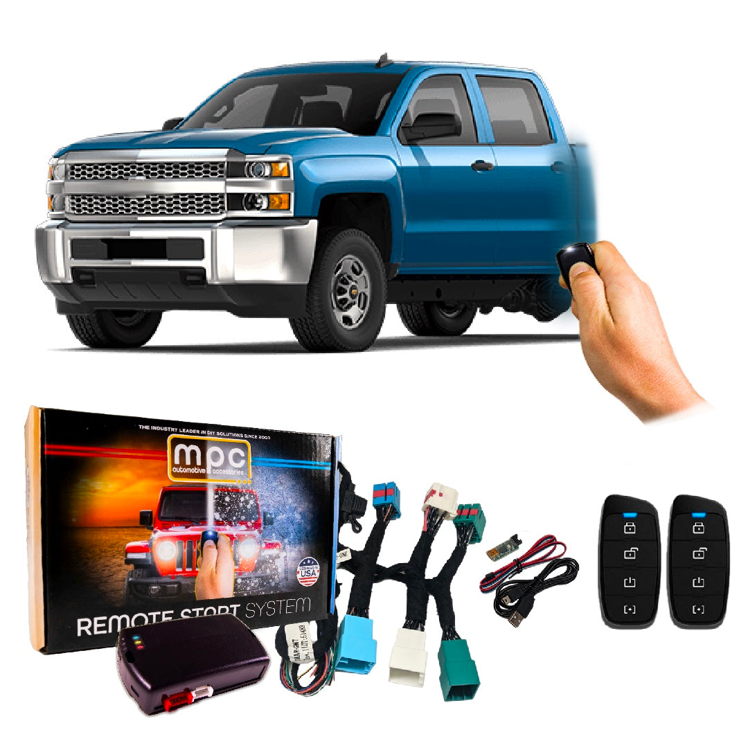 Remote Start Kit For Chevrolet Silverado 2500 2019-2023 | Plug & Play | w/ Fobs