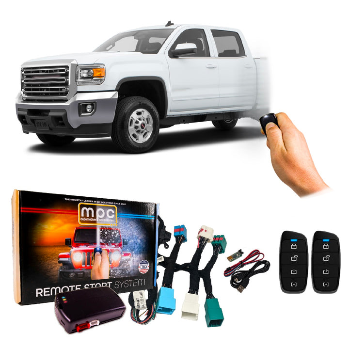 Remote Start Kit For GMC Sierra 2500 2019-2023 | Plug and Play | 4-Button Fobs