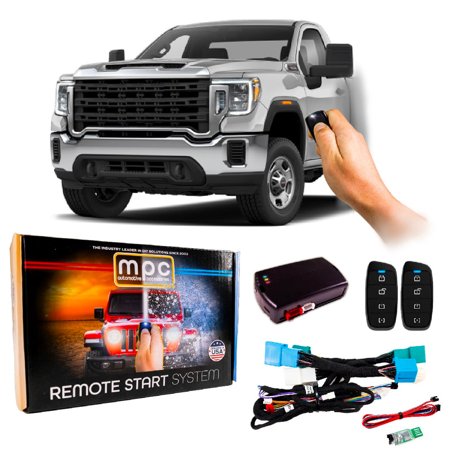 Remote Start Kit For GMC Sierra 2500 2019-2023 || Plug and Play || 2-Way Fobs - MyPushcart