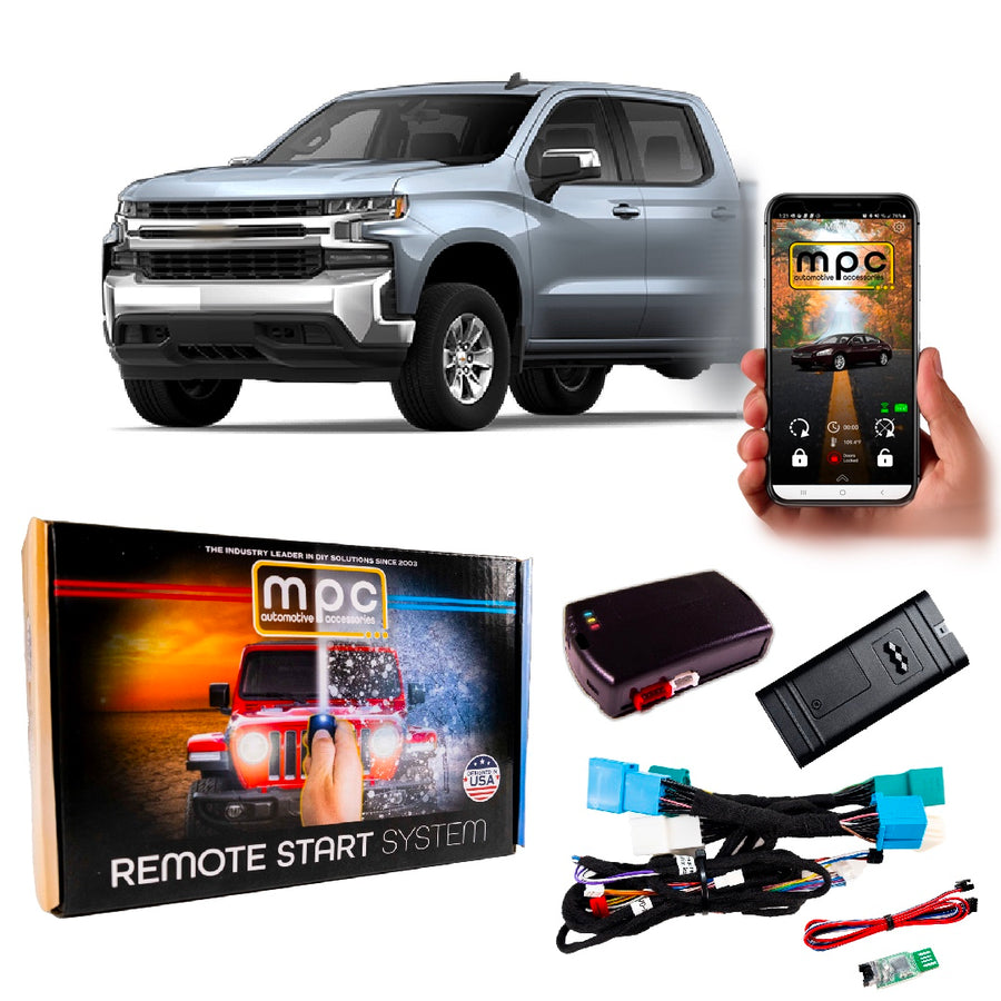 Remote Starter For Chevrolet Silverado 1500 2019-2021 | Plug & Play | Phone App - MyPushcart