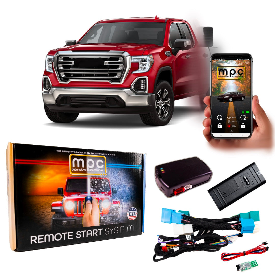 Remote Start Kit With Phone App GMC Sierra 1500 2019-2021 | Smartphone Control - MyPushcart