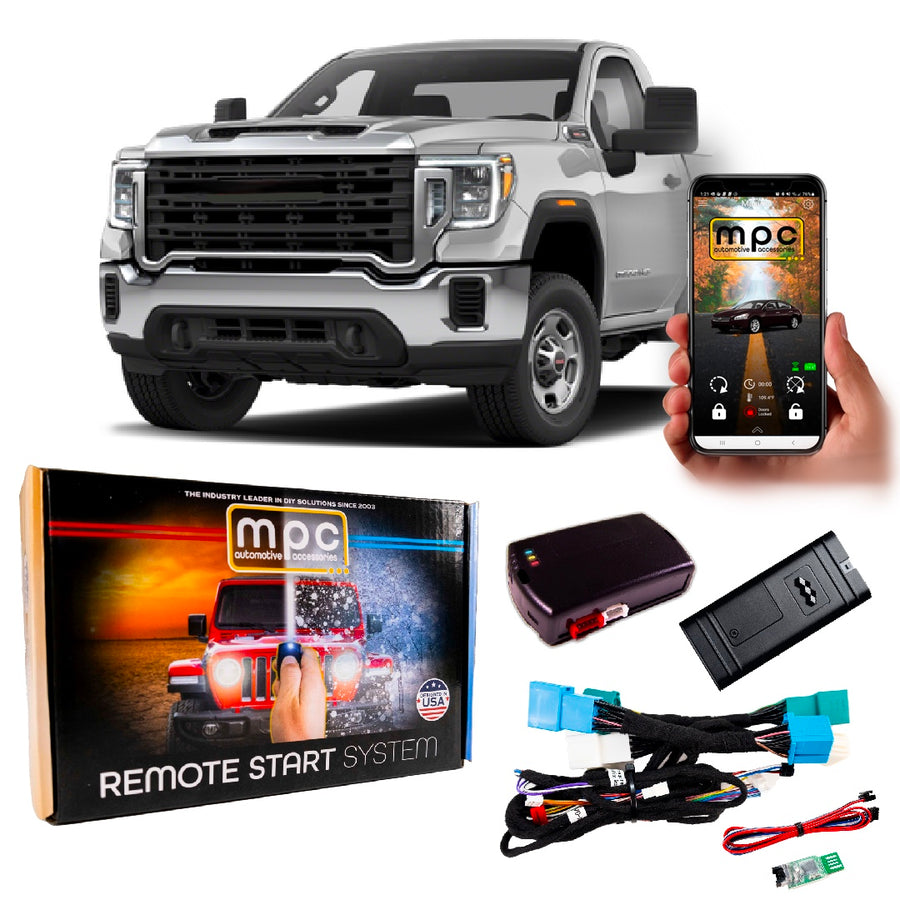 Remote Starter With Phone App Chevrolet Silverado 2500 2019-2023 | Plug & Play - MyPushcart