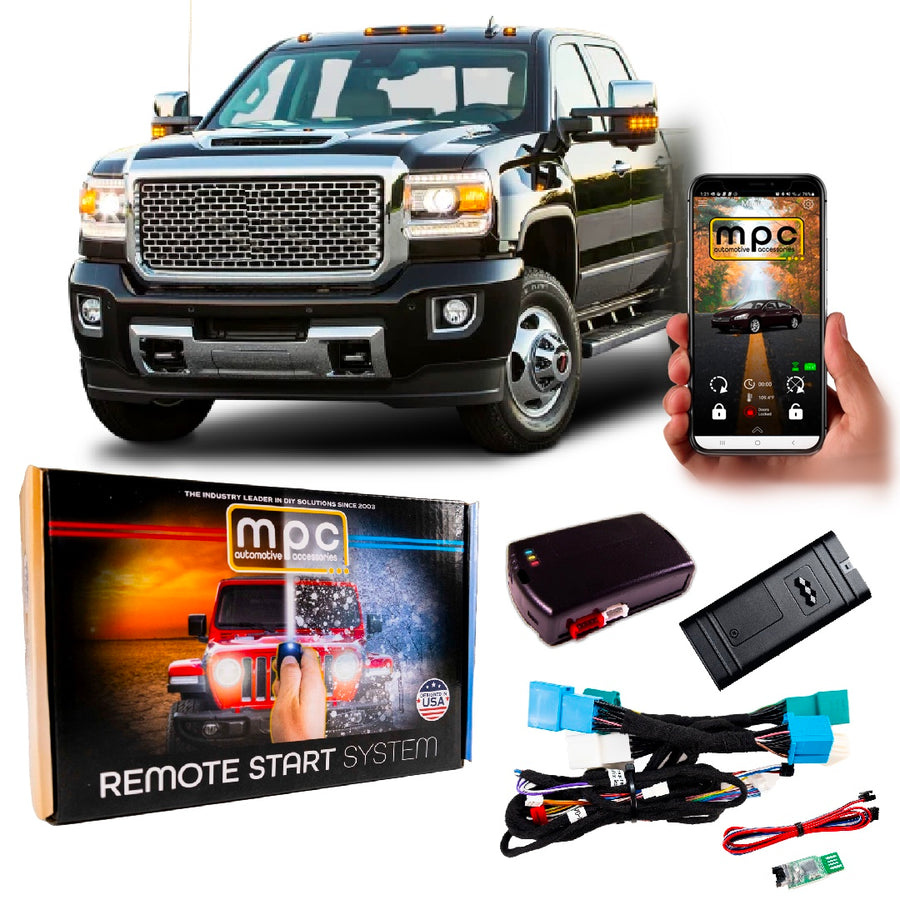 Remote Start Kit For GMC Sierra 3500 2019-2023 | Plug & Play | Phone App Control - MyPushcart