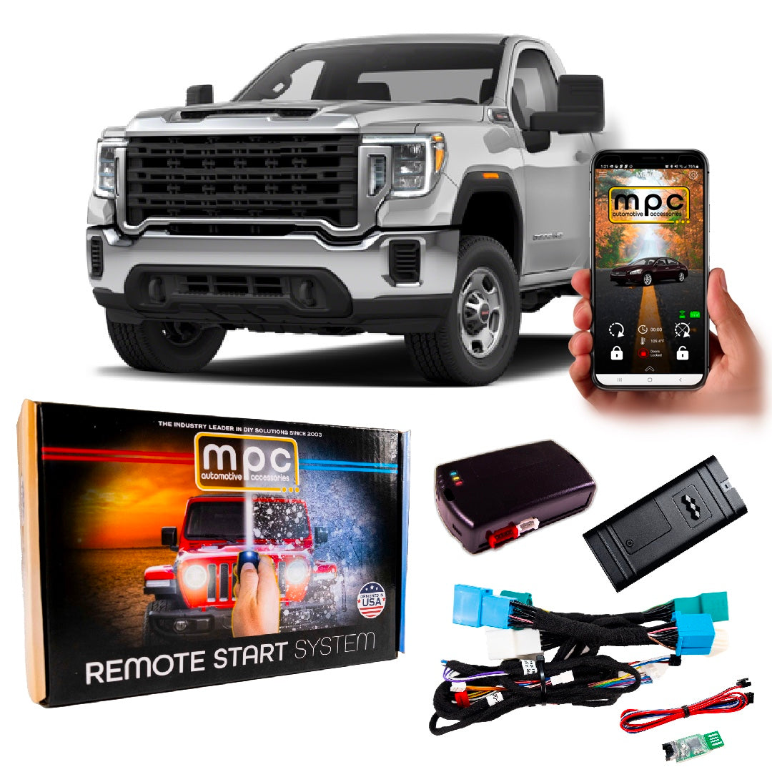 Remote Start Kit For GMC Sierra 2500 2019-2023 | Plug & Play | Phone App Control - MyPushcart