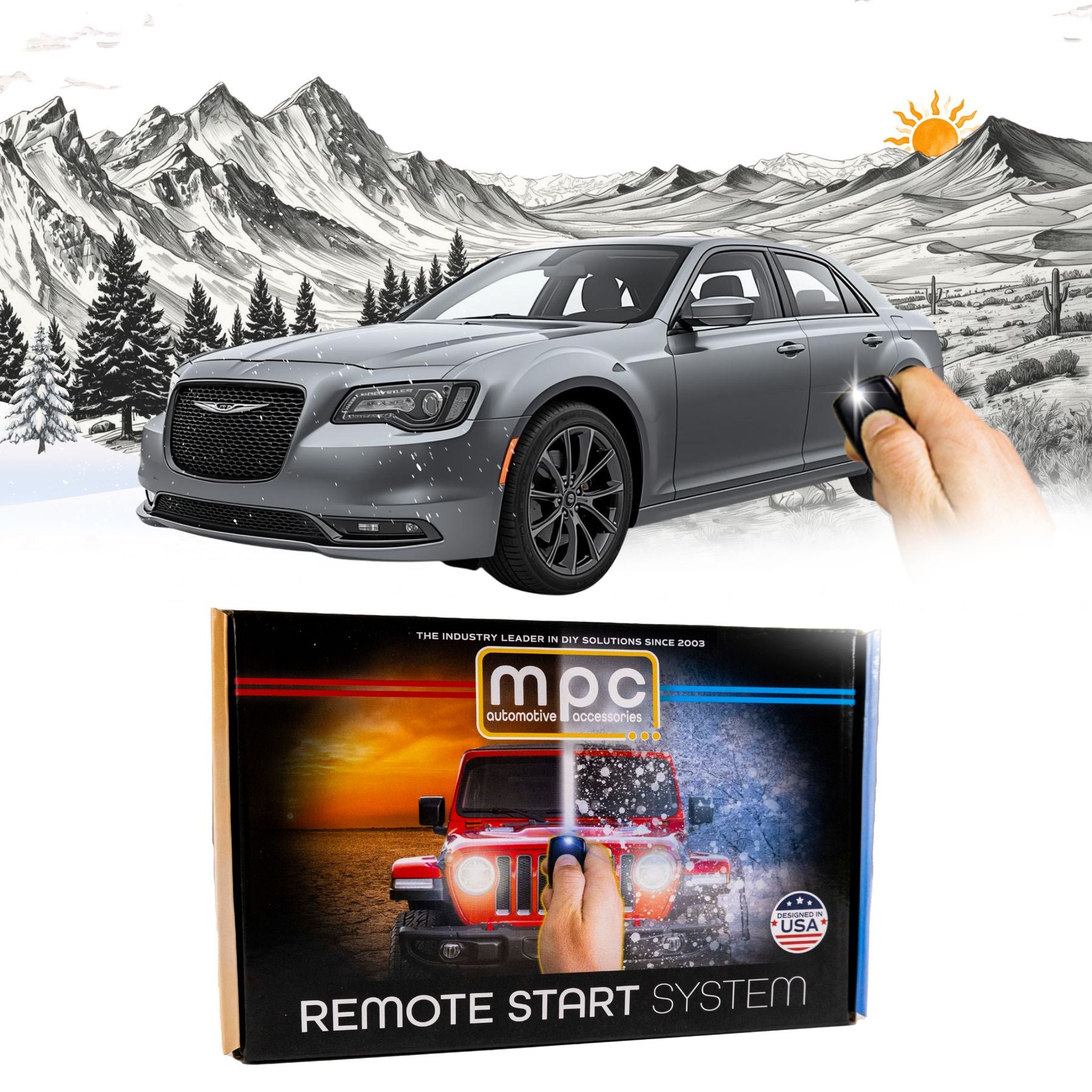 OEM Remote Activated Remote Start For 2019-2023 Chrysler 300
