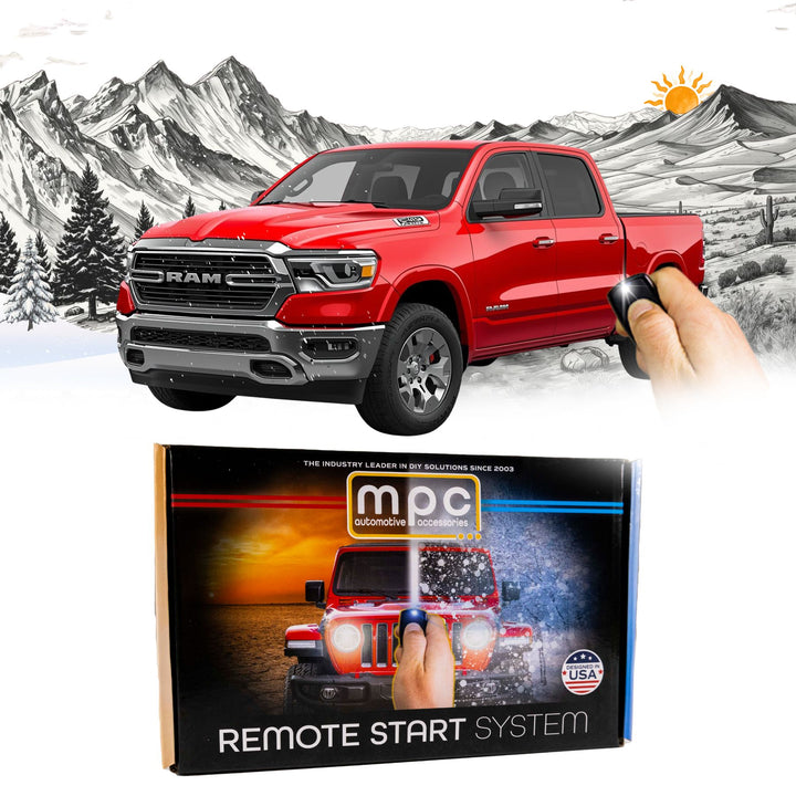 Remote Start Kit For RAM 1500 2019-2024 | Plug and Play | Push Lock 3X to Start