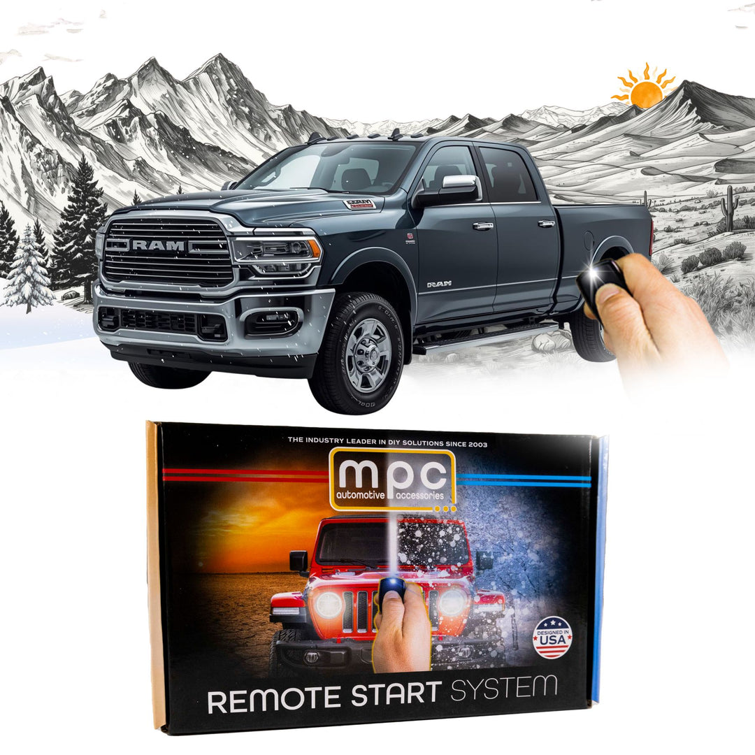 Remote Start Kit For RAM 3500 2019-2024 | Plug and Play | Push Lock 3X to Start