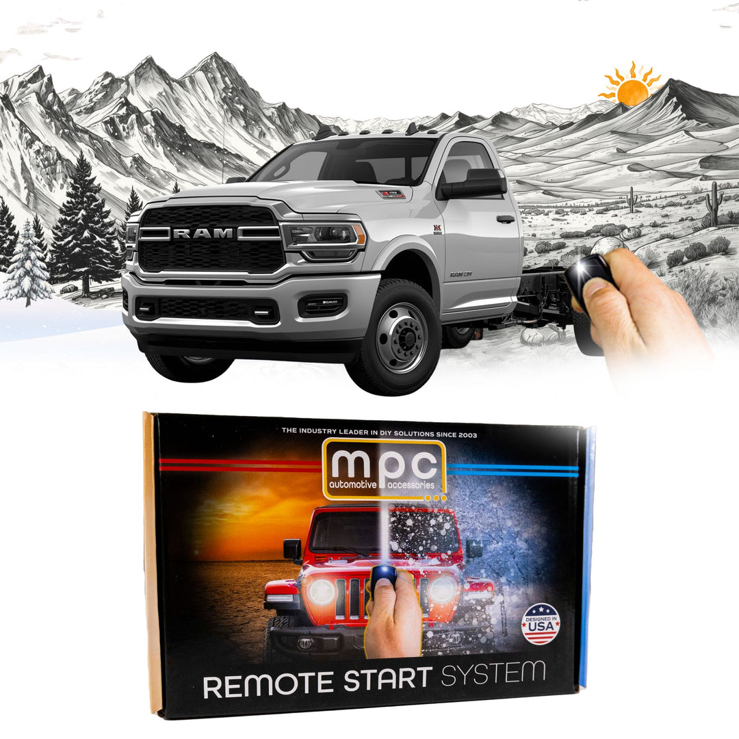 Remote Start Kit For RAM 4500 2019-2024 | Plug and Play | Push Lock 3X to Start