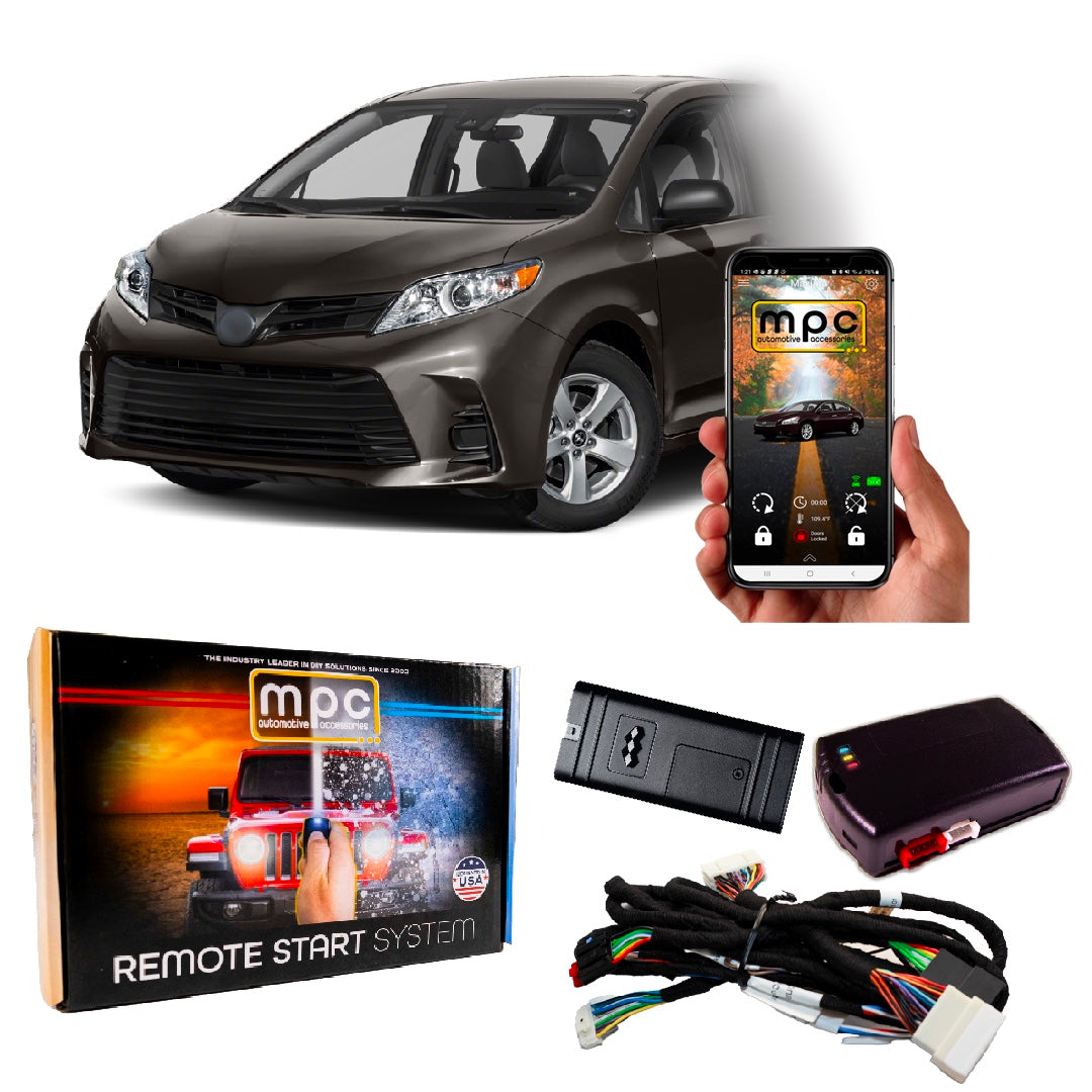 Remote Start Kits For 2011-2020 Toyota Sienna - Push-to-Start - Gas