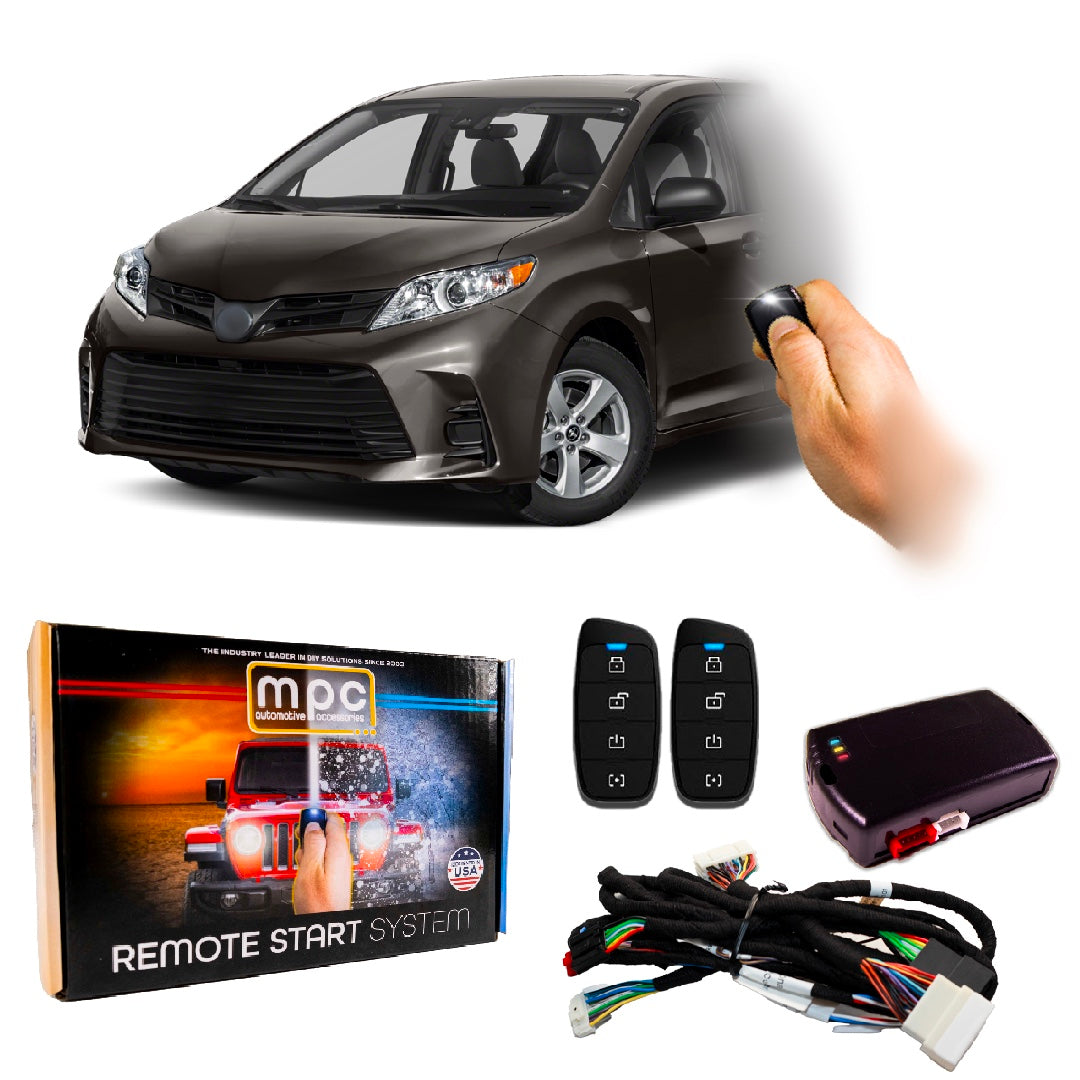 Remote Start Kits For 2011-2020 Toyota Sienna - Push-to-Start - Gas
