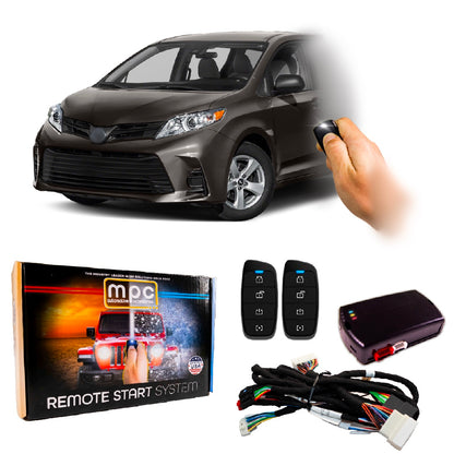 Remote Start Kits For 2011-2020 Toyota Sienna - Push-to-Start - Gas