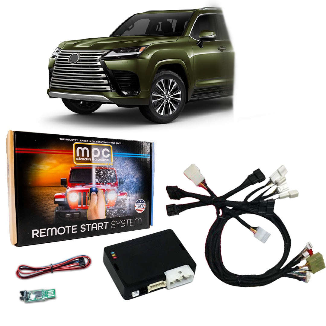 2022-2024 Lexus LX600 Remote Start Kit | Semi Plug & Play | Push-to-Start | Lock 3X to Start