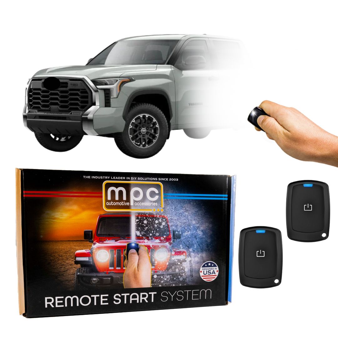 1-Button Remote Start Kit For 2022-2025 Toyota Tundra | Gas | Push To Start - 1,500 ft Range