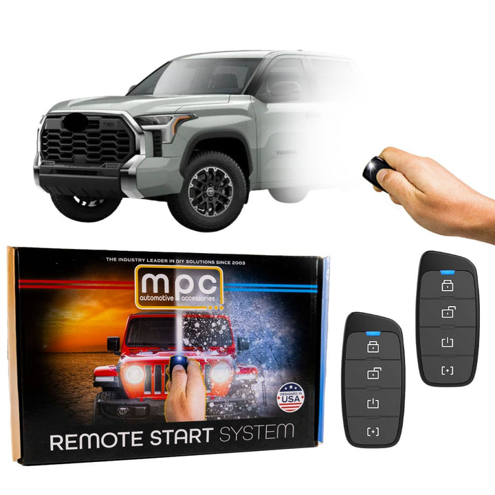 4-Button Remote Starter For 2022-2025 Toyota Tundra - Plugin T-Harness