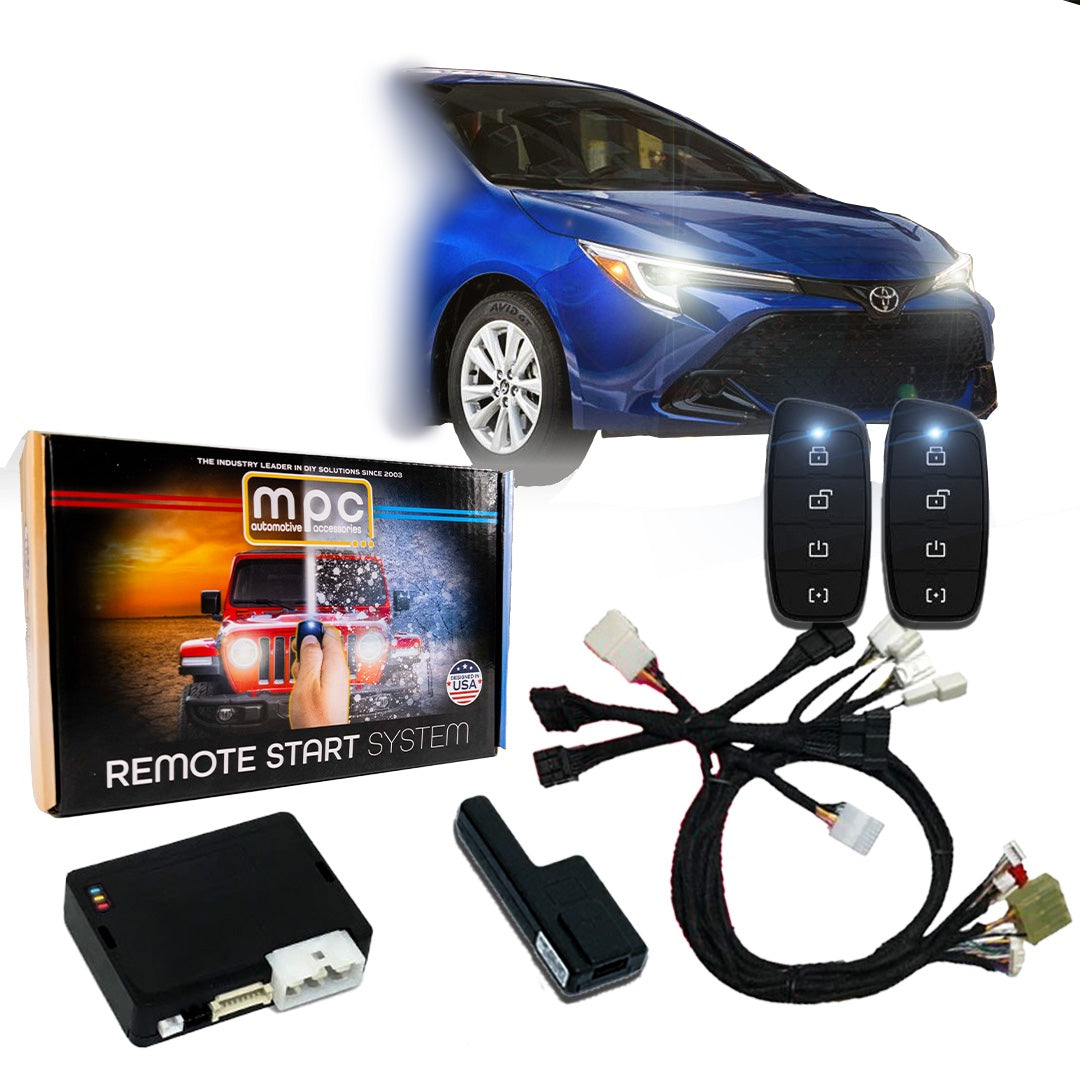 4-Button Remote Starter For 2023-2025 Toyota Corolla - Plugin T-Harness