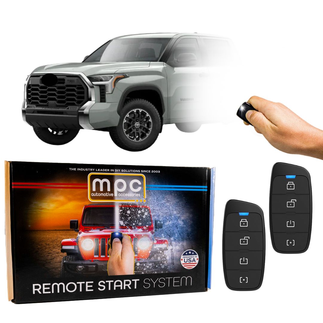 4-Button Remote Starter For 2022-2025 Toyota Tundra - Plugin T-Harness
