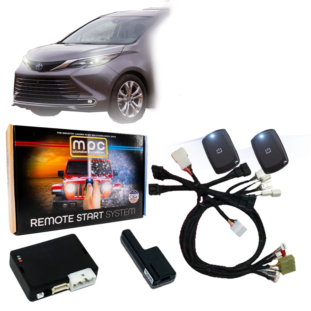 1-Button Remote Start Kit 2021-2025 Toyota Sienna Hybrid Push To Start