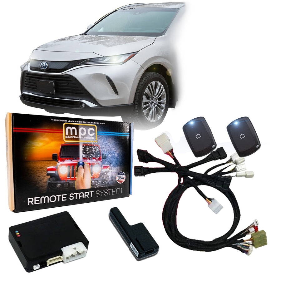 1-Button Remote Start Kit 2021-2023 Toyota Venza Hybrid Push To Start - MyPushcart