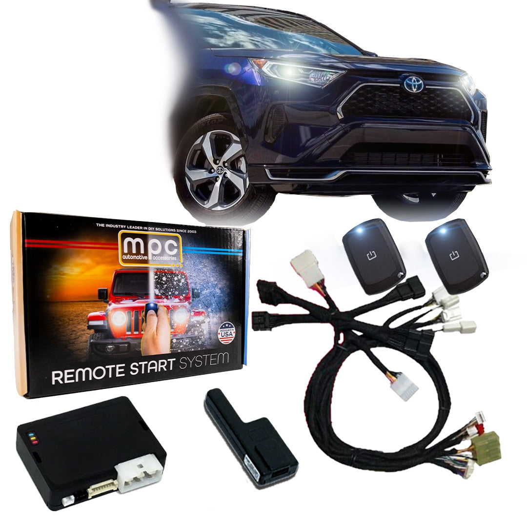 1-Button Remote Start Kit 2021-2024 Toyota RAV4 Prime Hybrid/2025 Toyota RAV4 PREV Push To Start