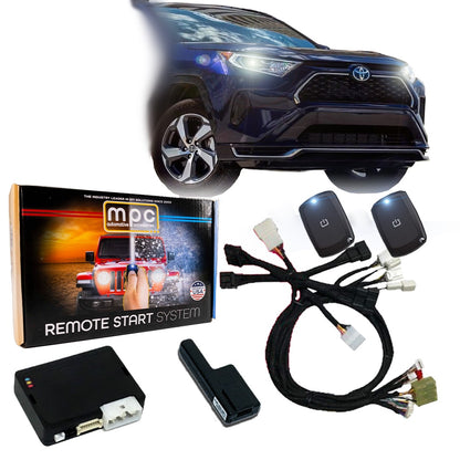 1-Button Remote Start Kit 2021-2024 Toyota RAV4 Prime Hybrid/2025 Toyota RAV4 PREV Push To Start