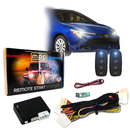 4-Button Remote Start For 2023-2025 Toyota Corolla Hybrid Push To Start
