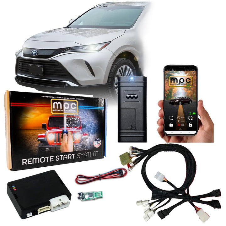 Smartphone or OEM Activated Remote Start Kit For 2021-2023 Toyota Venza - MyPushcart