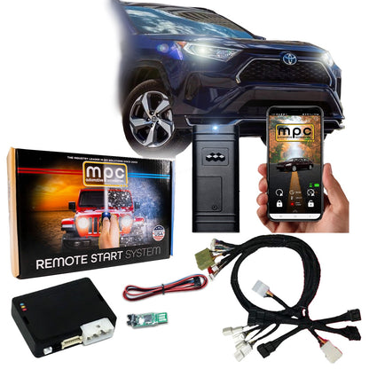 Smartphone or OEM Activated Remote Start Kit For 2021-2024 Toyota RAV4 Prime/2025 Toyota RAV4 PHEV