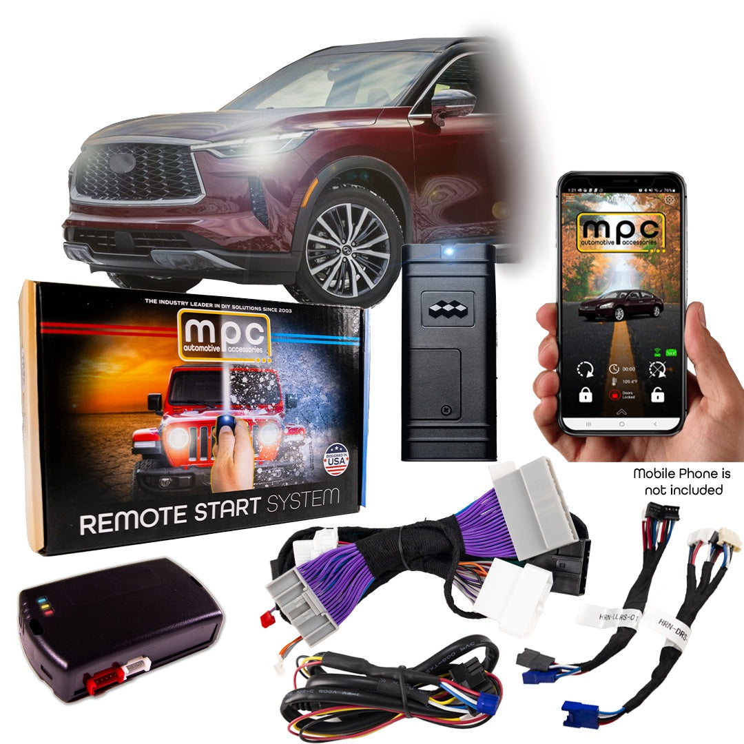 Smartphone Activated Remote Start Kit For 2021-2024 Ford Edge Push-To-Start