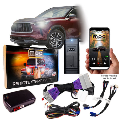 Smartphone Activated Remote Start Kit For 2021-2024 Ford Edge Push-To-Start
