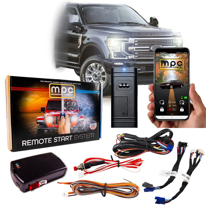 Smartphone Activated Remote Start Kit For 2022 Ford F-250 Push-To-Start