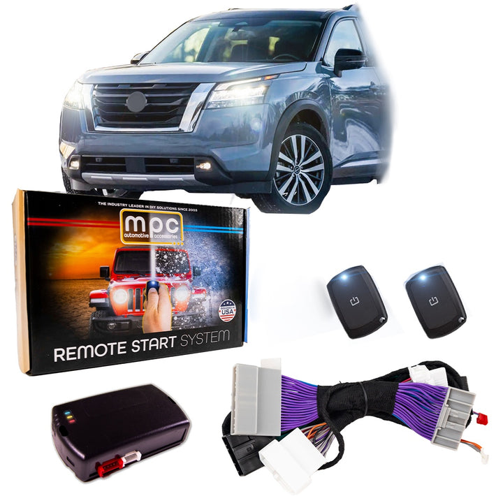 Remote Start Kit For 2022-2024 Nissan Pathfinder | Plug & Play | With 2 Remotes - MyPushcart