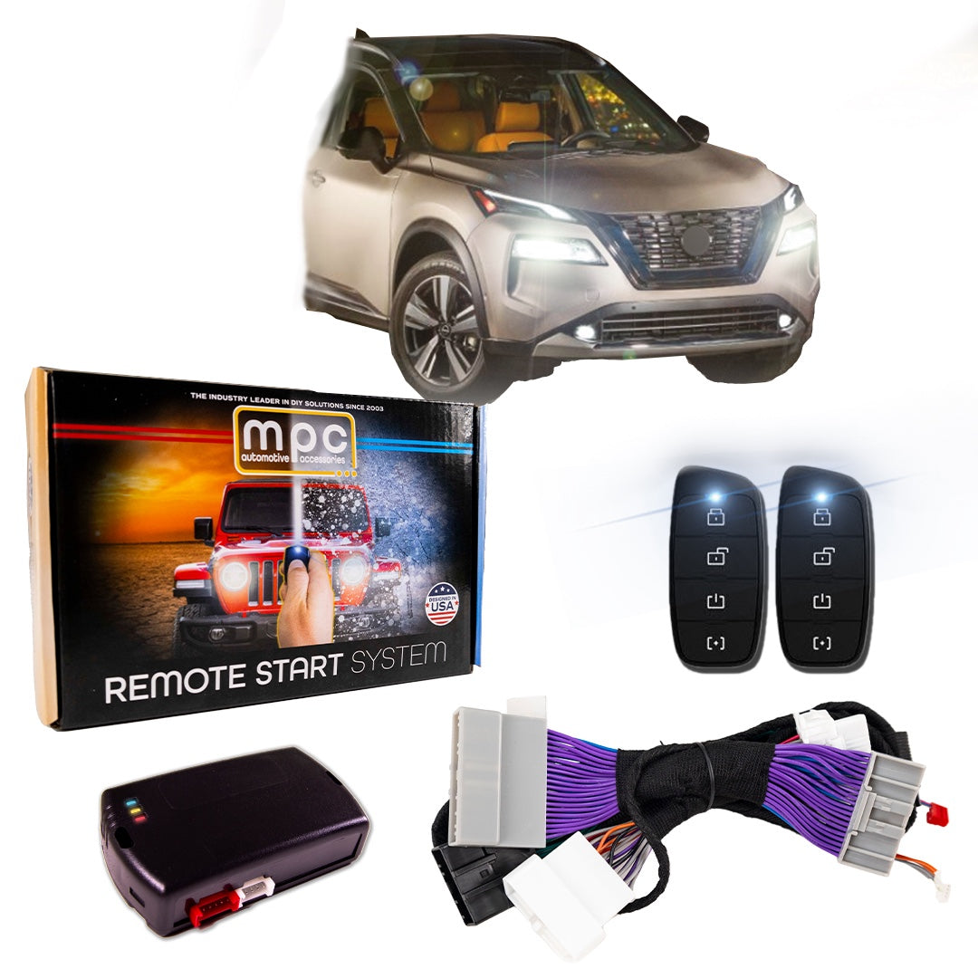 Remote Start Kit For 2021-2023 Nissan Rogue | Plug and Play | With 2-Way Remotes - MyPushcart