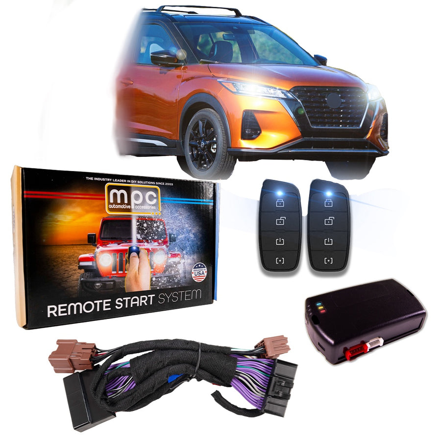 Remote Start Kit For 2018-2024 Nissan Kicks | Plug and Play | With 2-Way Remotes - MyPushcart